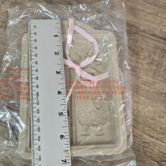 VTG Pair New Stoneware Cookie Molds Heart Easter Spring ABC Distributing 10425 - Picture 8 of 12